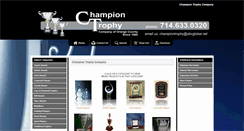 Desktop Screenshot of championtrophy.net